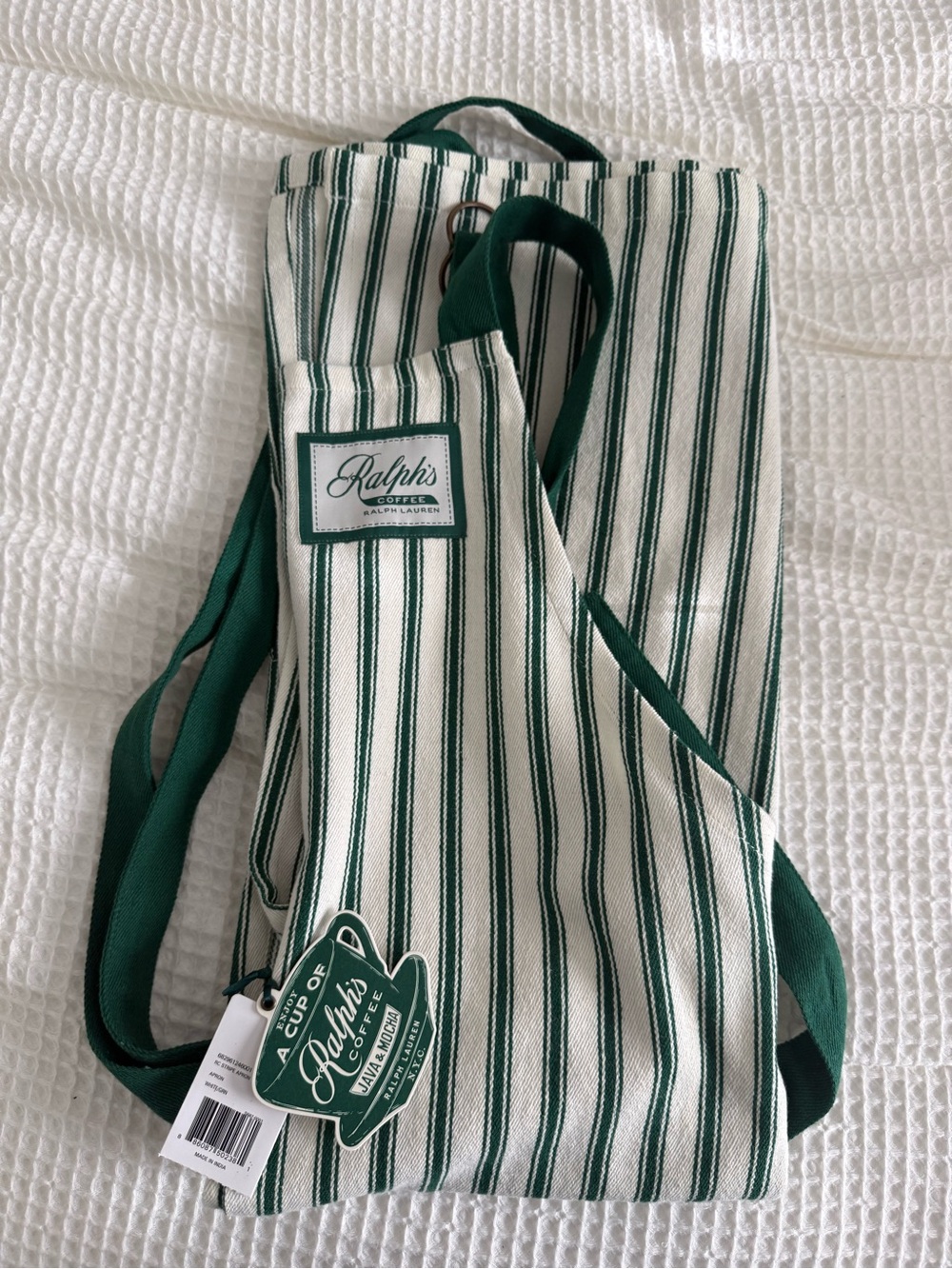 Ralph’s Coffee Striped Apron
